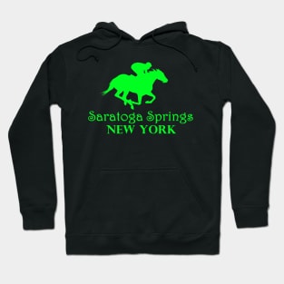 Saratoga Springs New York Horse Racing Hoodie